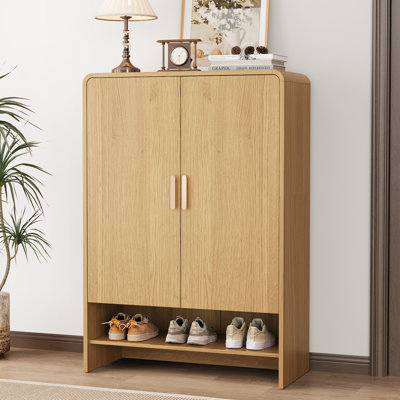 24 Pair Shoe Storage Cabinet With Adjustable Shelves