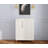 Modern White Sideboard Cabinet With Gold Handles For Kitchen