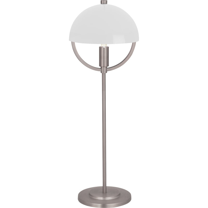 Mavisten Table Lamp, Pewter, White