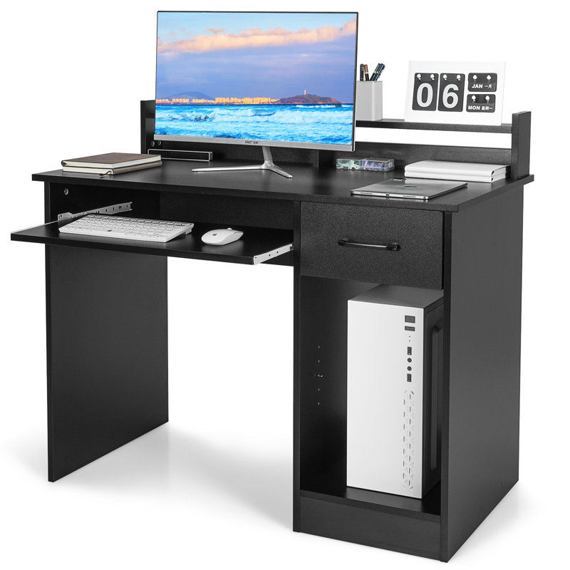 Hejan Computer Desk, Black