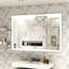 Miroir mural de salle de bain surdimensionné 60X40 pouces
