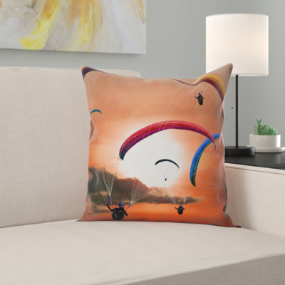 Microsuede Throw Pillow