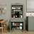 Modern Coffee Stand with Wall-Mount Option, Green, 31.5 x 70.9 x 16.5 inches | 100% Melamine Coated Particle Board, Thickness: 0.7 inches | Multiple Shelves for Storage & Display, Stylish & Functional Design-283737290