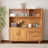 63-inch Solid Cypress Standard Pantry Cabinet