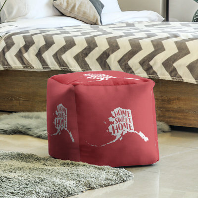 Upholstered Polyester Blend Cube