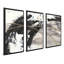 « Dorées arcs II », ensemble de 3 reproductions sur toiles encadrées-299166301