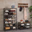 Shoe Storage Bench Set with Storage Rack and Coat Rack