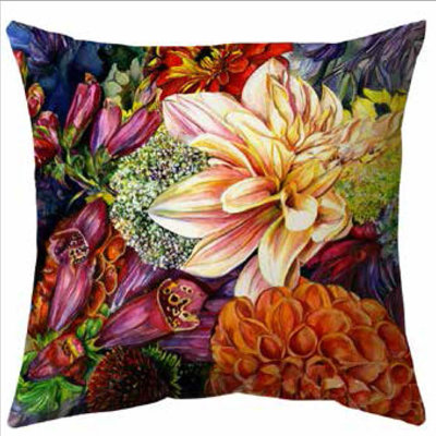 Bangor Floral Square Cushion