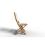 Chaise d'appoint d'extérieur en bois Nawa-506966611