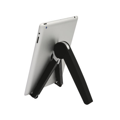 Support réglable pour tablette et téléphone M&T Affiche - Support de bureau et de comptoir portable pour iPad, Galaxy Tab et lecteurs électroniques, design compact multi-angles
