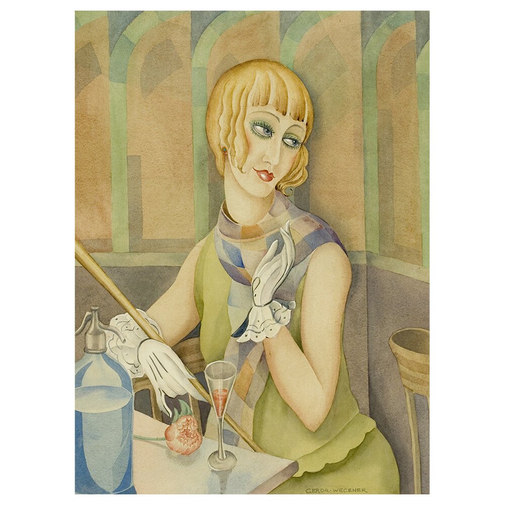 Leinwandbild Lili Elbe von Gerda Wegener