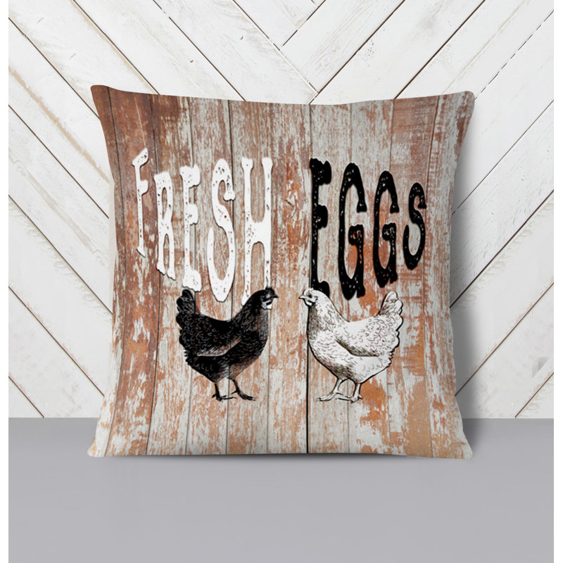 Throw Pillow With Insert, Brown 8, 18"H x 18"W