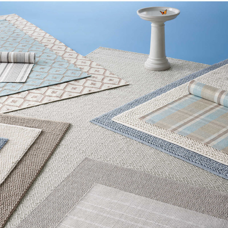 Veranda Ivory Handwoven Performance Rug, Runner 2'6" x 8'