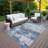 Machine Washable Indoor/Outdoor Jadiel ACN2362 Abstract Rug-187179641