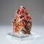 Vanadinite Crystal Cluster on Matrix from Mibladen, Atlas Mountains, Khénifra Province, Morocco
