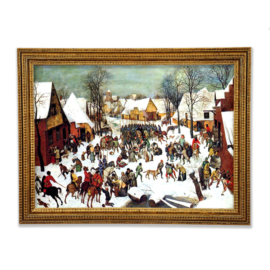 Kindermord in Bethlehem von Pieter Bruegel - Einzelne Bilderrahmen Kunstdrucke