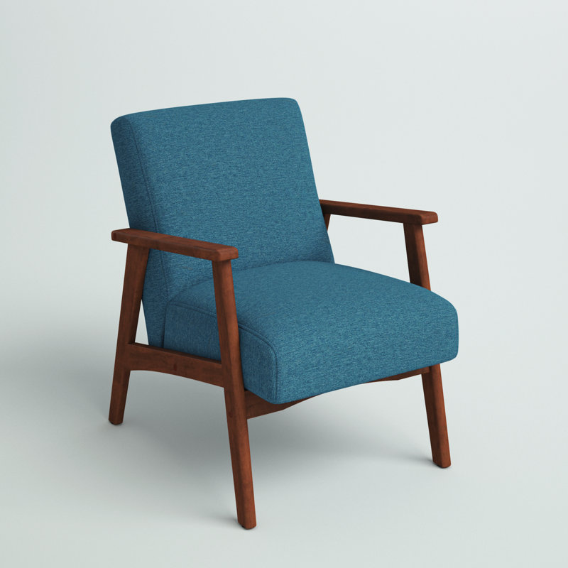 64 Cm Wide Armchair, Blue