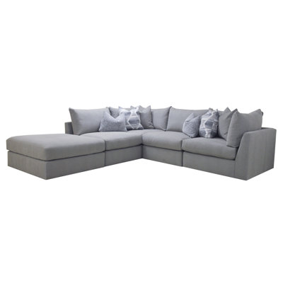 Ricardo 4 Piece Modular with Cocktail Ottoman