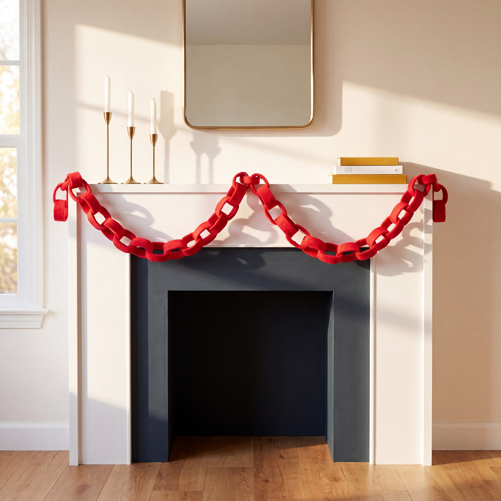Velvet Chain Link Garland