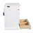 Solid Pine Murphy Bed Chest Cube Cabinet Bed with Charging Station-664160350-664160348