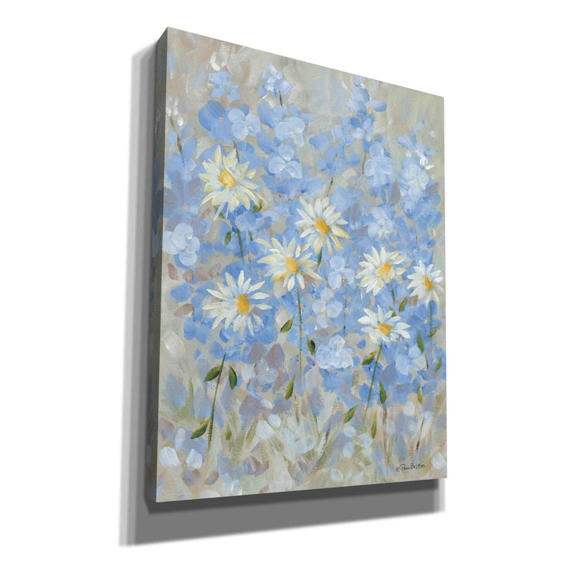 «Garden of Joy» par Pam Britton, art mural sur toile, H 34 po x l 26 po x P 1,5 po