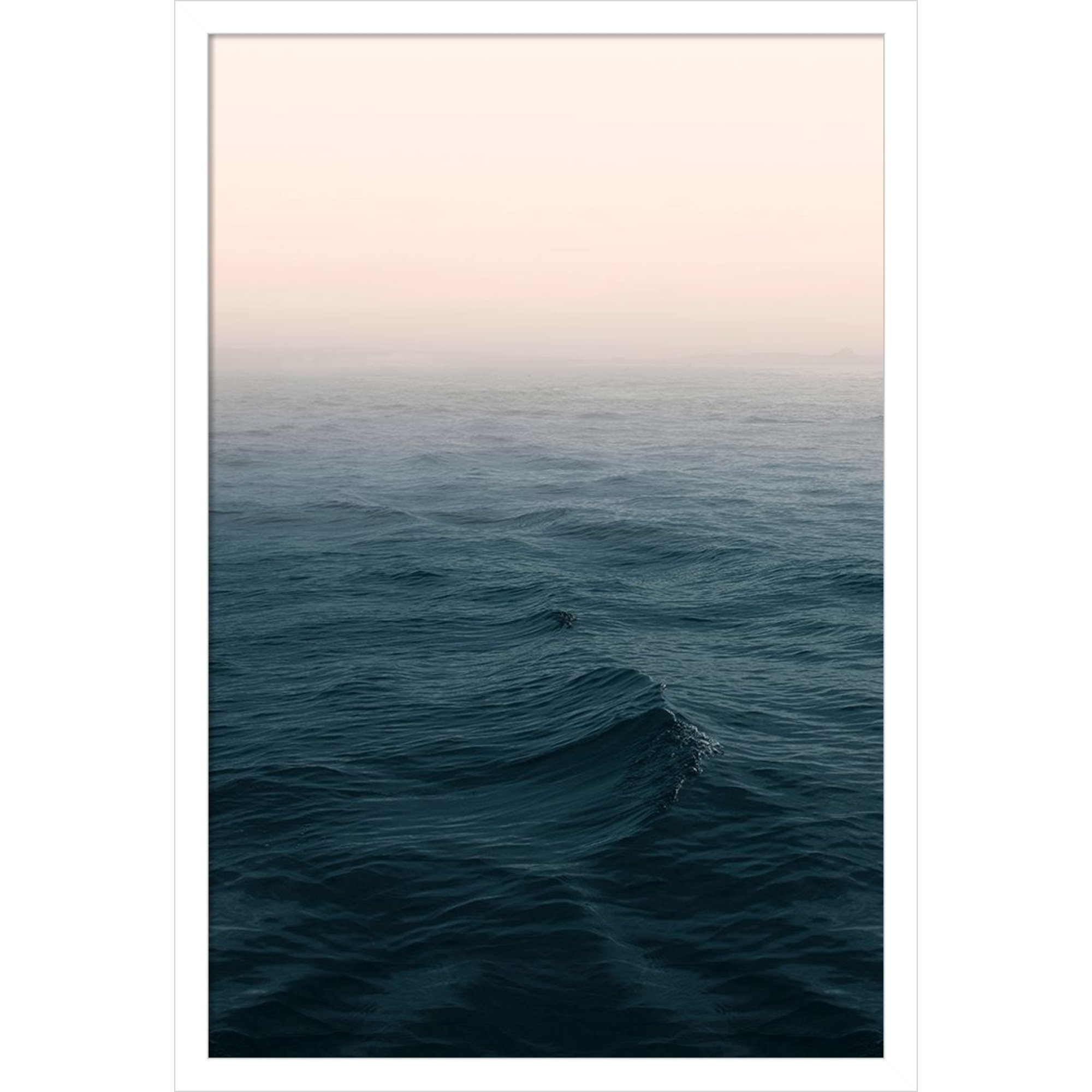 Ocean by Ian Winstanley, White, 17" W x 25" H