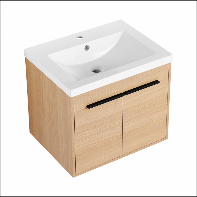 Ensemble de meuble-lavabo en résine Oak