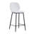 Meztli Leftwich White Boucle Counter Stool