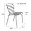 Chaise d'appoint de patio Vondel