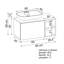 Rosaliyah Bathroom Vanity Unit with Ceramic Washbasin 95cm-257464430