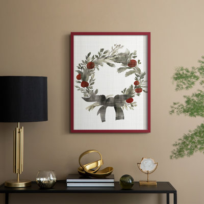 «Christmas Holiday Art CDXLII», reproduction d'art encadrée - bois massif