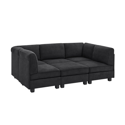 Polyester Upholstered Modular Sectional