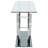 Chrome Glass Top Console Table