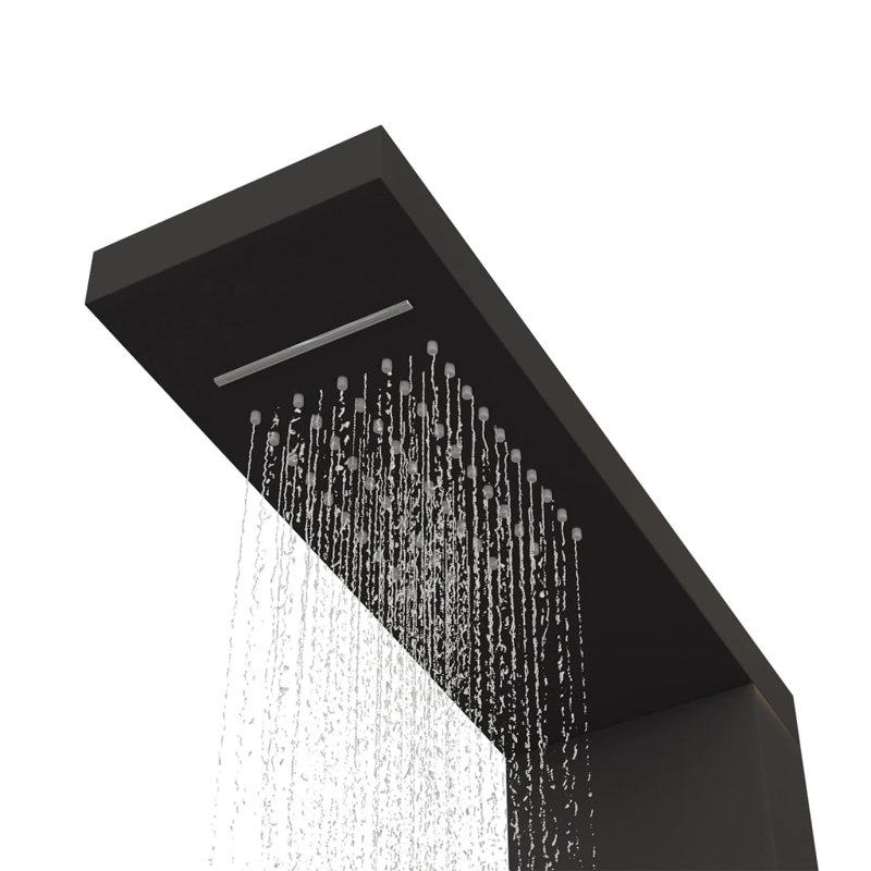 Perreault Shower Tower Panel, Black