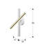 Kuhlmann LED Swing Arm Sconce-1142611502