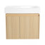 Meuble-lavabo mural avec lavabo et 2 portes-1355671827