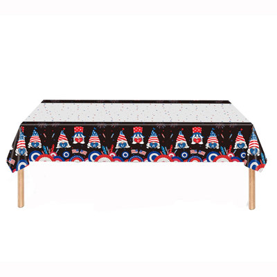 4th of July Decorations Independence Day Party Tablecloth Flag Celebration Children's Birthday Decoration Disposable Tablecloth