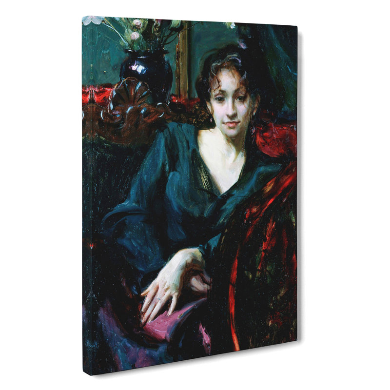 Isabella Stewart Gardner by John Singer Sargent - Wrapped Canvas, 60cm H x 40cm W x 3cm D