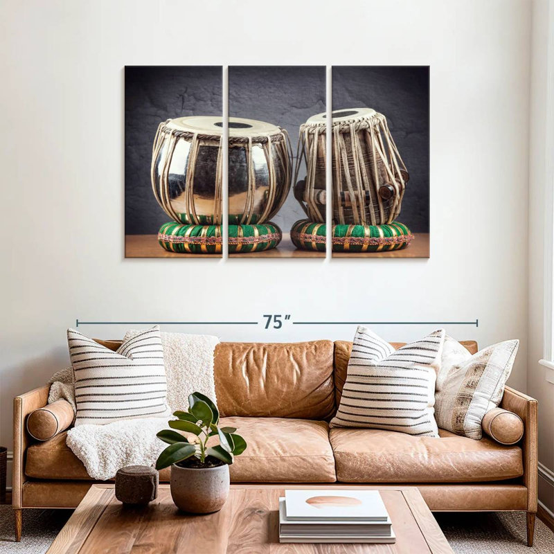 Abarca Tabla Drums, 36" H x 57" W