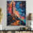 Silver Floater Framed Canvas