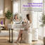 Meuble-lavabo avec miroir d'appoint rotatif UNAFlora