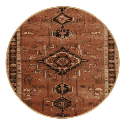 Tapis brun lavable à la machine