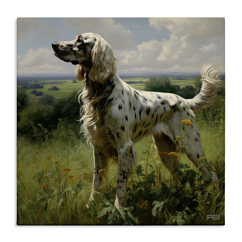 «Dalmatian Dog in Countryside» par Roozbeh Bahramali, H 17 po x l 17 po