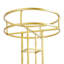 Gold Metal Top Flower Display Stand