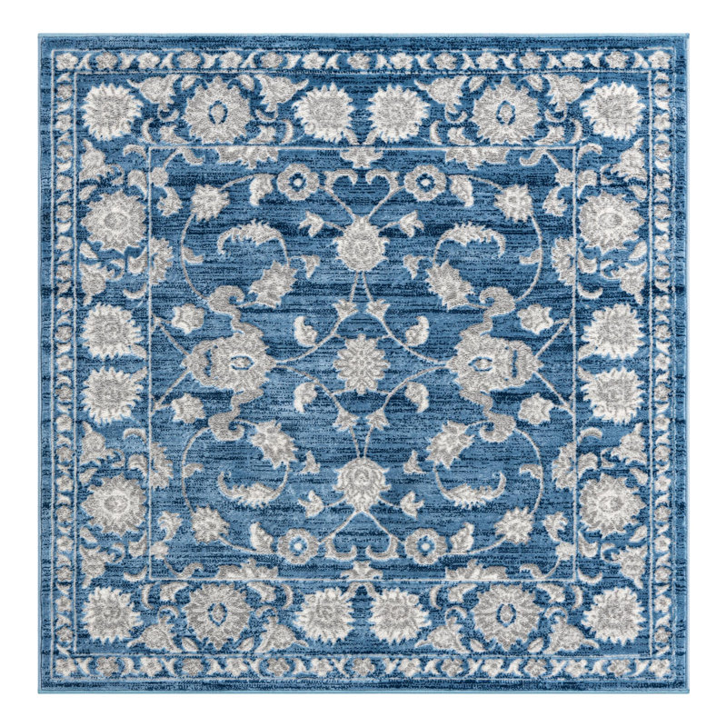 Myatt Oriental Indoor Rug, Square 5'3"