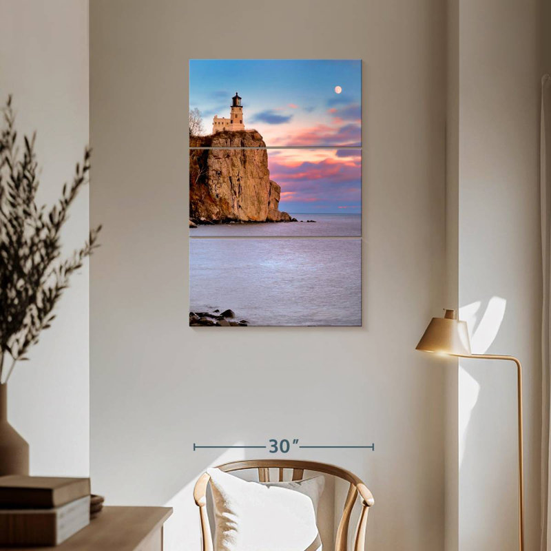Alvord Split Rock Lighthouse Sunset, 57" H x 36" W