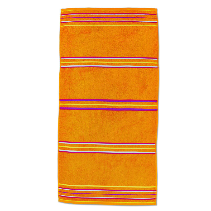 Rainbow 100% Beach Towel, Pink/Orange