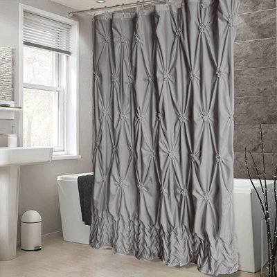 Jermesha Shower Curtain with Hooks Included