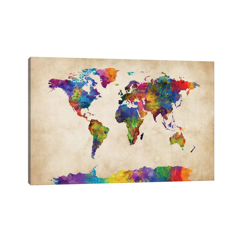 Strong Watercolors II by Michael Tompsett - Gallery-Wrapped Canvas Giclée on Canvas, Wrapped Canvas, 20.32 cm H x 30.48 cm W