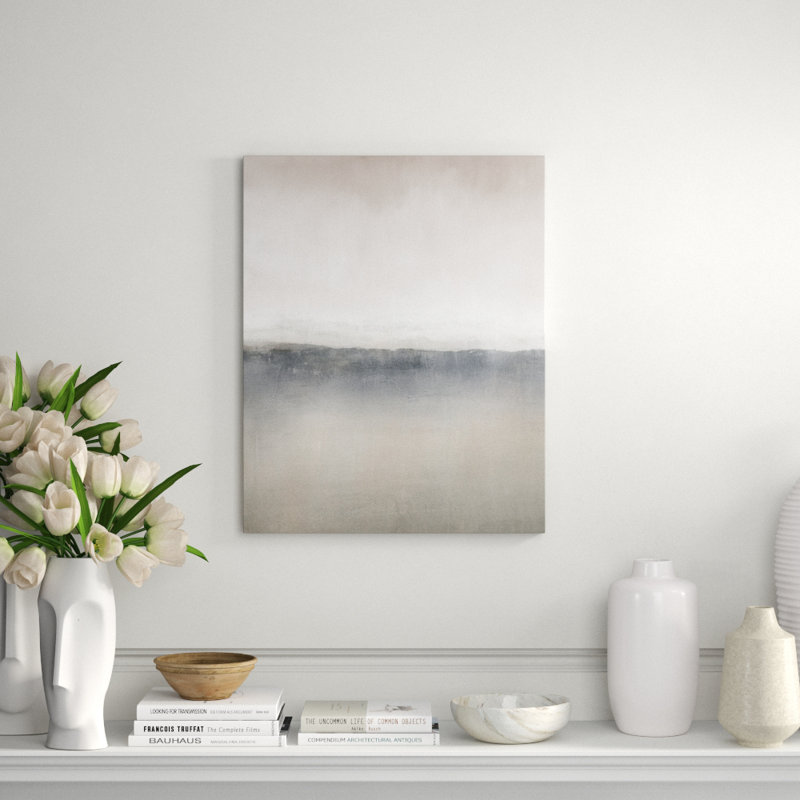 Mattina Nebbiosa I Print by Barclay Butera, 38" H x 30" W x 1.5" D